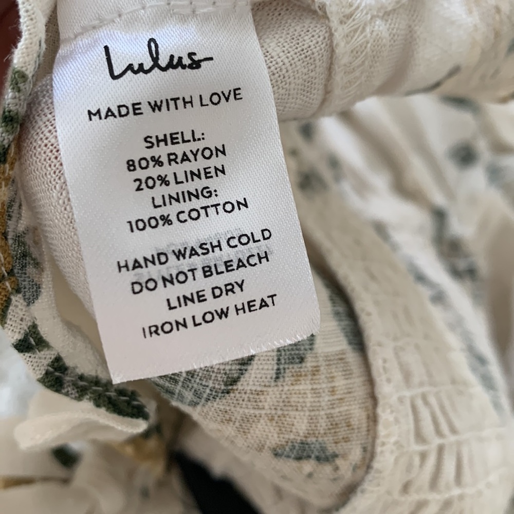 Lulus | Spring On Linen Blend Top - Picture 6 of 6